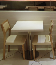 奶茶店桌椅 甜品店桌椅 咖啡厅餐椅
KFTCY-9